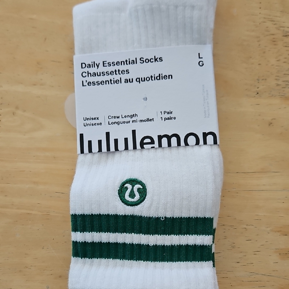 LULEKEMON CREW LENGTH SOCKS - Picture 2 of 10